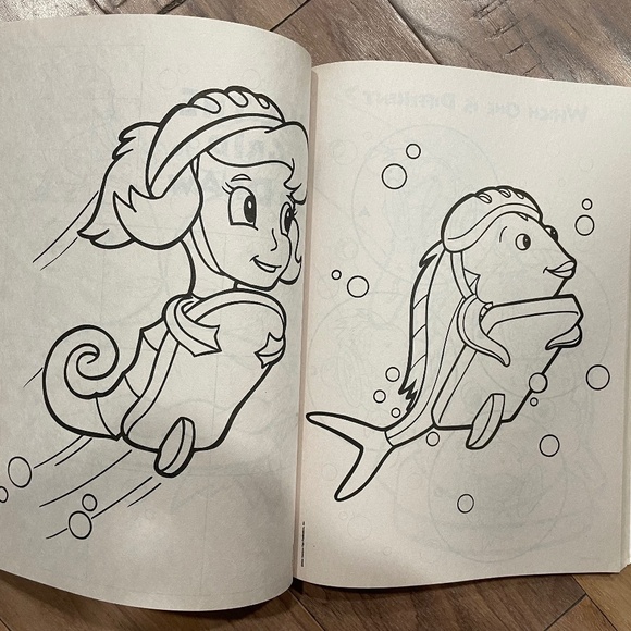 New "Rainbow Fish" Sticker/Activity/Coloring Book - Picture 5 of 8